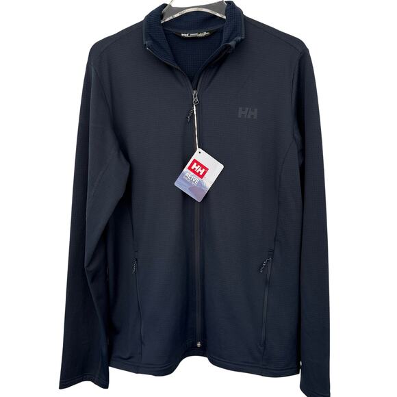 Helly Hansen Versalite Fleece Mens Jacket Blue Large New - Picture 10 of 10